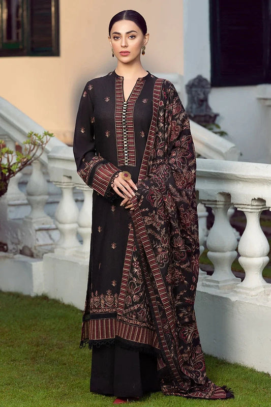 Fully Embroidered 3PC Dress With Heavy EMB Shawl - W19